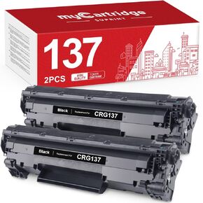 137 Toner Cartridge Compatible for Canon 137 Black Toner Cartridge CRG-137 9435B001AA to Use with Imageclass D570 MF232w MF240 MF212W MF216n MF227dw MF229dw MF244dw MF247dw MF249dw Printer(2 Pack)