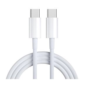 Charger Cord for iPhone 15/15 Pro/15 Plus/15 Pro Max, USB C to USB C Cable 5 Feet, 3A Fast Charging, White