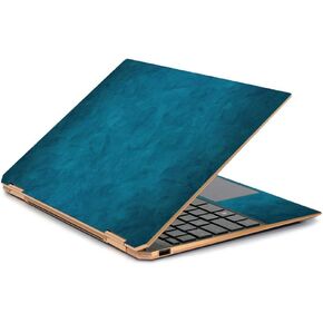 MightySkins Skin Compatible with HP Spectre x360 13.3" Gem-Cut (2019) - Blue Strokes | Protective, Durable, and Unique Vinyl Decal wrap Cover | Easy to Apply| Made in The USA