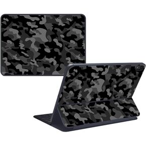 MightySkins Skin Compatible with Apple iPad Pro Smart Keyboard 12.9" (2018) - Black Camo - Protective, Durable and Unique Vinyl Decal wrap Cover - Easy to Apply and Change Styles - Made in The USA