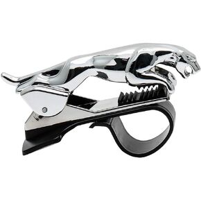 Modengzhe Leopard Shape Plastic Phone Clip GPS Navigation Dashboard Holder for Car, Silver