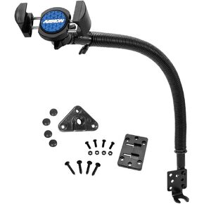 Arkon RoadVise Seat Rail Car Mount for iPhone XS Max XS XR X 8 Note 9 8 5 Galaxy S10 S9 S8 S7 Retail Black