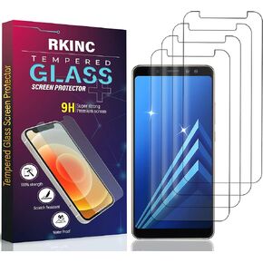 RKINC Screen Protector [4-Pack] for Google Pixel 3A, Tempered Glass Film Screen Protector, 0.33mm [LifetimeWarranty][Anti-Scratch][Anti-Shatter][Bubble-Free]