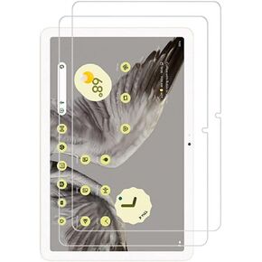 for Google Pixel Tablet Screen Protector, [2 Pcs] 9H Hardness Tempered Glass Screen Protector for Google Pixel Tablet (2023) 10.95", Bubble Free, Bubble Free, Anti-Scratch (Clear)