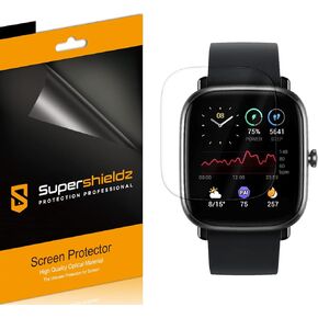 Supershieldz (3 Pack) Designed for Amazfit GTS 2 Mini Screen Protector, High Definition Clear Shield (TPU)