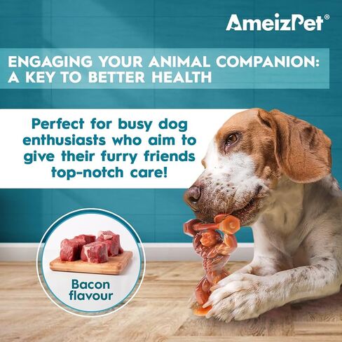 Beef Flavor Joint Dog Chew Toy for Medium/Large Breed Dogs, Indestructible Durable Long Lasting 100% Nylon Dog Chew Toy for Aggressive Chewers - Funny Dog Toy to Keep Them Busy in Saudi Arabia