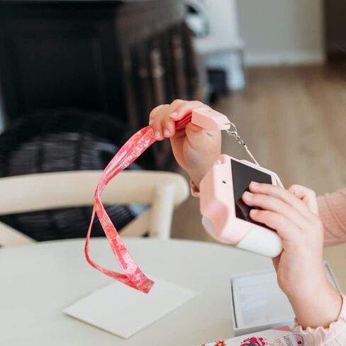 Kidamento USB Charging Cable, Lanyard Neck Strap, Data Transfer Cord 3 in 1, USB-A to USB-C, Polyester, Children Safe Anti-strangulation Design, Compatible Camera Model C, K in Saudi Arabia