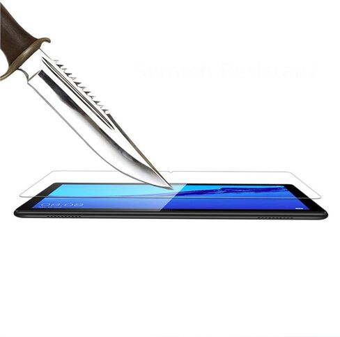 LCEHTOGYE Cover for Acer Iconia Tab P10 (10,4") + HD Tempered Glass,Shell BracketBumper Protective Back Case - Anti-Scratch Screen Protector - XHY -Black in Saudi Arabia
