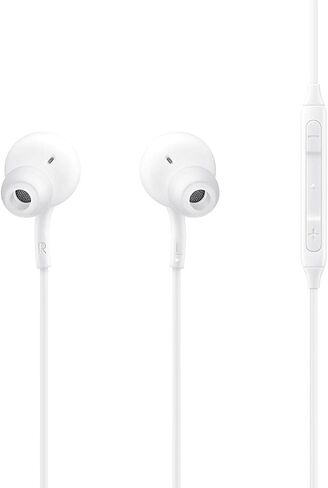 سماعات أذن USB C داخل الأذن من النوع C سماعات أذن سلكية مع ميكروفون صوت ستيريو هاي فاي وإلغاء الضوضاء متوافقة مع معظم واجهة سماعات الهواتف الذكية، أبيض in Saudi Arabia