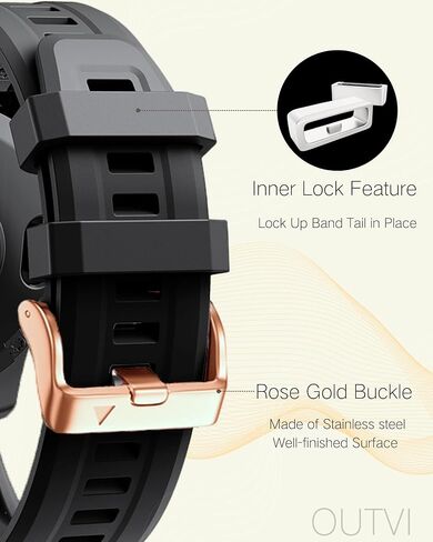 سوار ساعة 20 ملم لـ Garmin fenix 5s plus fenix 6s fenix 7s pro Quickfit 20 شريط بديل لـ garmin epix 2 42 ملم حزام قصير قياسي وردي ذهبي ناعم للنساء in Saudi Arabia