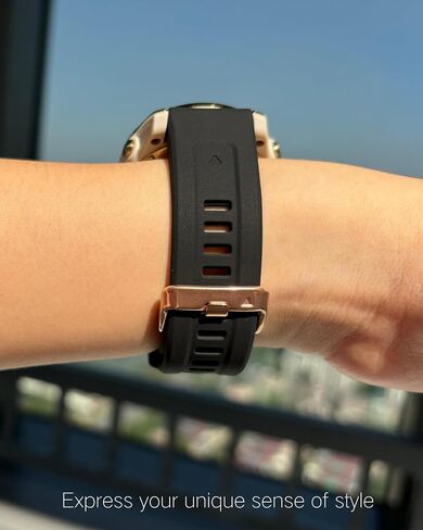 سوار ساعة 20 ملم لـ Garmin fenix 5s plus fenix 6s fenix 7s pro Quickfit 20 شريط بديل لـ garmin epix 2 42 ملم حزام قصير قياسي وردي ذهبي ناعم للنساء in Saudi Arabia