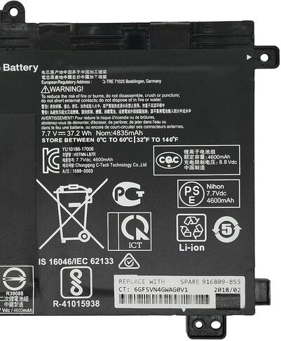 KN02XL 37.2Wh 4835mAh استبدال بطارية HP Pavilion x360 Convertible 11-AD 11-adxxxTU 11M-AD000 سلسلة الكمبيوتر المحمول HSTNN-LB7R HSTNN-UB7F 916365-421 916365-541 916809-855 TPN-W124 7.7V in Saudi Arabia