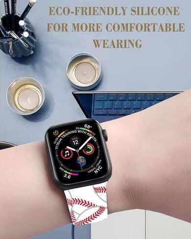 Band Compatible with iWatch Band 38mm 40mm 41mm 42mm 44mm 45mm 49mm for Women, Silicone Wristbands Replacement Strap for iWatch Ultra 2/Ultra/SE 2/ SE/Series 9/8/7/6/5/4/3/2/1 in Saudi Arabia