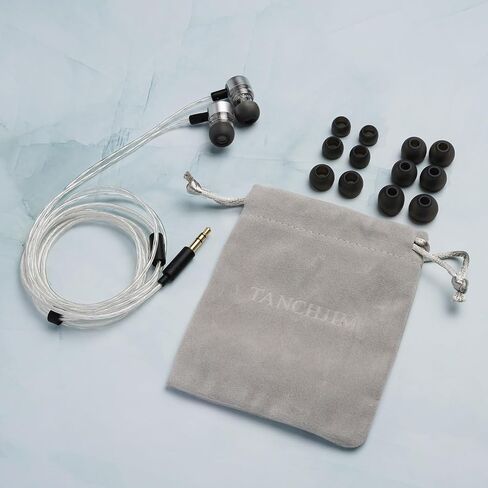 سماعات أذن HiFiGo TANCHJIM واحدة مقاس 10 مم ديناميكية HiFi، هيكل تجويف خلفي ثلاثي مركب حاصل على براءة اختراع (النوع C مع ميكروفون) in Kuwait