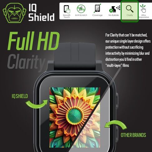 IQ Shield (6-Pack) Screen Protector TPU Compatible with GABB Watch 3 in Saudi Arabia