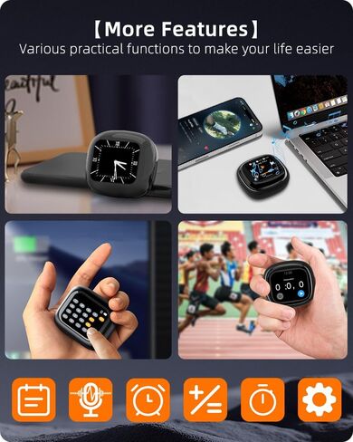 sunshot Bluetooth Earphones 5.4 Touch Smart Screen ENC Call Noise Earplugs,ANC Noise Cancellation HiFi Earphone 68H Playtime Multifunctional Audio Earphones (White). in Saudi Arabia