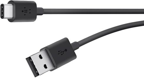 بلكين USB-IF معتمد 2.0 USB-A إلى USB-C (USB نوع C) كابل شحن، 6 أقدام / 1.8 متر، أسود in Saudi Arabia