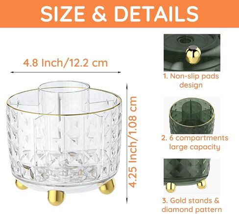 Pencil Pen Holder for Desk, Retro Iron Bucket Shaped Hangable Pen Holder Desk Organizer, DIY Pen Holder Decorated with Cute Stickers for Office, School, Home (Green) in Saudi Arabia