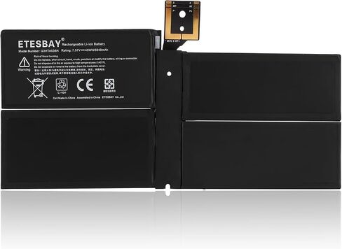 G3HTA038H Laptop Battery Replacement for Microsoft Surface Pro 5th Model 1796/2017 Surface Pro 6 Model 1807/1809/1796/2018 Core i5 i7 m3 FJU-00001 FKG-00001 FKJ-00001 Series DYNM02 with Tools in Saudi Arabia