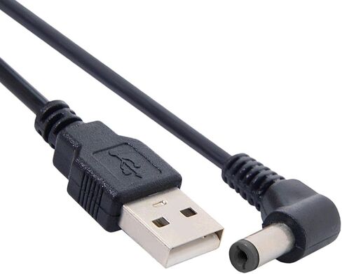 Chenyang USB 2.0 Type A Male to 5.5 x 2.5mm DC 5V Power Plug Barrel Connector Charge Cable 80cm in Saudi Arabia