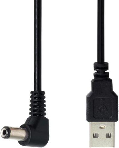 Chenyang USB 2.0 Type A Male to 5.5 x 2.5mm DC 5V Power Plug Barrel Connector Charge Cable 80cm in Saudi Arabia