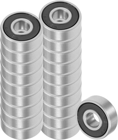 2pcs 686-2RS Ball Bearing - [6x13x5mm] Chrome Steel Double Sealed Deep Groove Ball Bearings for Machinery Applications Industrial Equipment in Saudi Arabia