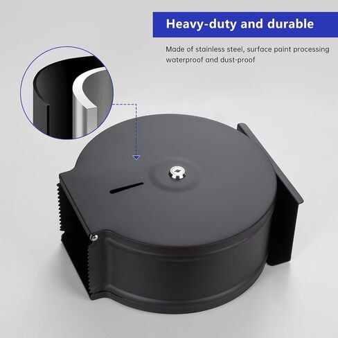 Commercial Jumbo Toilet Paper Dispenser with Shelf, Wall Mount Stainless Steel Roll Holder, Brushed TouchlessToilet Tissue Dispensers in Saudi Arabia