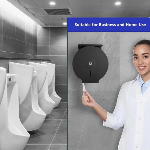 Commercial Jumbo Toilet Paper Dispenser with Shelf, Wall Mount Stainless Steel Roll Holder, Brushed TouchlessToilet Tissue Dispensers in Saudi Arabia