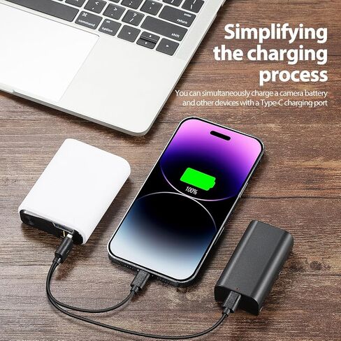 ENEGON NP-F750 NP-F770 NP-F730 USB C Direct Charging Replacement Batteries 5600mAh (2-Pack) with 2 in 1 USB-C Charging Cable for Sony DCR-TRV9/TRV900/VX200, CCD-TRV815/TR3/TRV82/TR3000/TRV85/TR3300 in Saudi Arabia