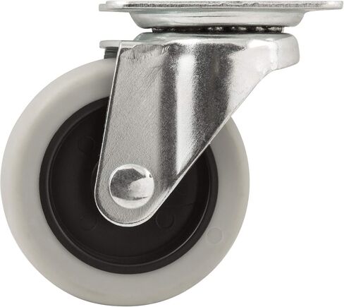 Titan 5" Thermoplastic Rubber (TPR) Swivel Caster, 350-lb. capacity, Gray in Saudi Arabia