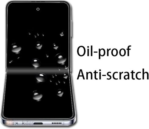 Anti-Spy Anti-Glare Inner Screen Protector For Z Flip 5 Privacy Matte Outer Screen Protector Soft Film for Samsung Galaxy Z Flip 5 2023 Anti-Peeping in Saudi Arabia