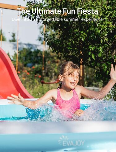 Inflatable Swimming Pools, 119'' x 72'' x 20'' Blow Up Swimming Pools, Kiddie Pool Large Size Thickened Blow Up Swimming Pools Play Center for Kids Children Family Outdoor Garden Backyard in Saudi Arabia