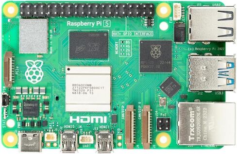Raspberry Pi 5 4GB Single Board 2.4GHz Quad-core Cortex-A76 64-bit Arm (4GB Board) in Saudi Arabia