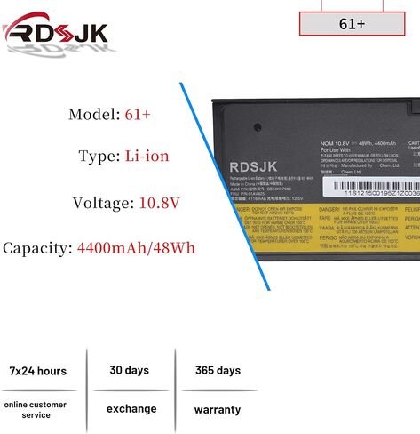 01AV425 01AV426 01AV490 01AV491 01AV492 بطارية كمبيوتر محمول لينوفو ثينك باد T470 T570 T480 T580 P51S P52S A475 A485 TP25 سلسلة 61 + 4X50M0881 SB10K97582 SB10K97583 SB10K97585 61 01AV427 61++ 10.8 فولت 48 وات في الساعة in Saudi Arabia