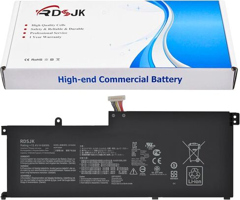بطارية كمبيوتر محمول C41N2002 لجهاز Asus ZenBook Pro 15 UX535 UX535L UX535LH UX535LI UX535LH-AP1871T UX535LH-BN128R UX535LI-BN141T UX535LI-E2211T UX535LI-H2171R UX535LI-WB723R 0B200-03770100 15.4 فولت 64 وات في الساعة in Saudi Arabia