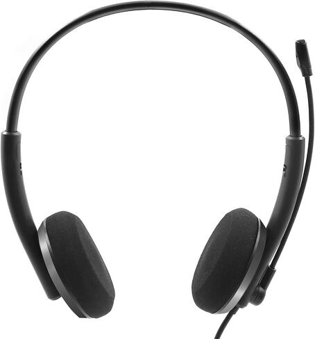 GEEKRIA USB Headset with Mic and Mute Option, Wired Headphone for PC, Laptop, Tablet, Computer Headset with Noise Cancelling Microphone, All Day Comfort for Meetings, Call Center, School (Red) in Saudi Arabia
