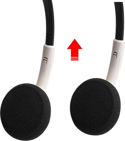 GEEKRIA USB Headset with Mic and Mute Option, Wired Headphone for PC, Laptop, Tablet, Computer Headset with Noise Cancelling Microphone, All Day Comfort for Meetings, Call Center, School (Red) in Saudi Arabia