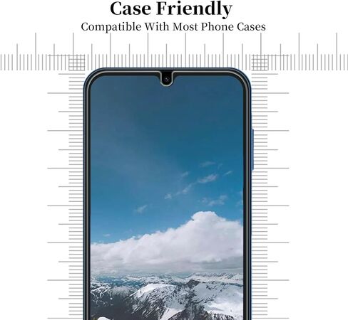 (2 Pack) Designed for Samsung Galaxy S24 Plus Screen Protector Tempered Glass, HD Clear, Anti Scratch, Bubble Free, Case Friendly in Saudi Arabia