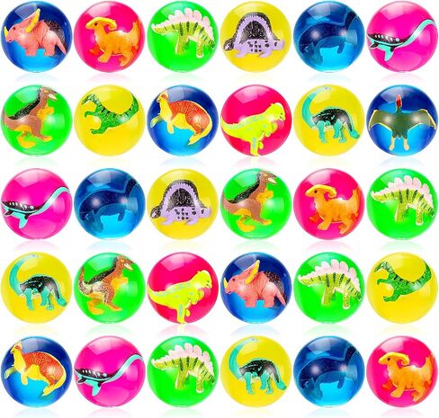 30 Pcs Butterfly Bouncy Balls High Bounce Balls with 3D Butterfly Inside Pinata Stuffers Butterfly Party Favors Outdoor Butterfly Toy for Boys Girls Birthday Party Easter Filling, 1.7'' in Saudi Arabia