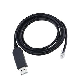USB to RJ9 Cable Telescope Console Upgrade Cable 1.8m USB to RJ9 Data Transmission Cord Compatible with Celestron NexStar 4SE NexStar 6SE NexStar 8 SE, Black