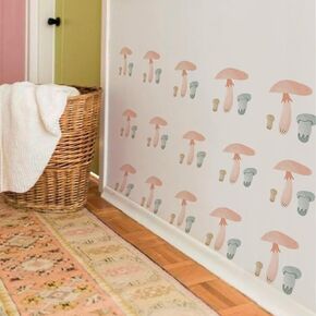 32 PCS Modern Farm Building Wall Decals Peel and Stick, PVC Watercolor Nursery Wall Sticker, Colorful Village Wall Art Decor Decal for Kids Bedroom Playroom Baby Room Classroom Decor in Kuwait