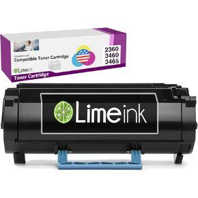Limeink Compatible Toner Cartridge Replacement for Dell 2360 2360dn b2360dn Toner Cartridge for Dell b3460dn 2360dn M11XH 331-9805 High Yield