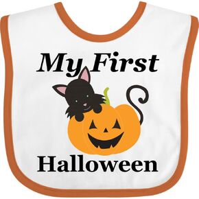 inktastic My First Halloween Baby Bib