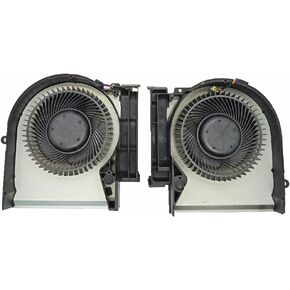 Replacement New CPU+GPU Cooling Fan Compatible for DELL Alienware Area 51m R1 R2 RTX2060 BSM1012MD-01ERH BSM1012MD-00ERG 19.0CFM DC12V 1.20A 0114N9R 9Z25N9R