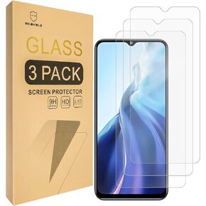 Mr.Shield [3-Pack] Screen Protector For Oukitel C36 [Tempered Glass] [Japan Glass with 9H Hardness] Screen Protector