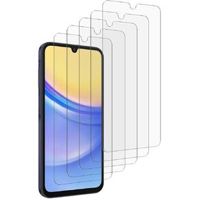 [5 Pack Compatible for Samsung Galaxy A15 5G High Definition Screen Protector Film [Not Glass]