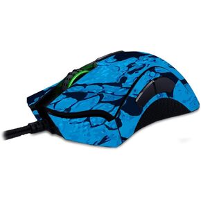 MightySkins Skin Compatible with Razer Deathadder Elite - Blue Skulls | Protective, Durable, and Unique Vinyl Decal wrap Cover | Easy to Apply, Remove, and Change Styles | Made in The USA