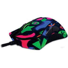 MightySkins Skin Compatible with Razer Deathadder Elite - Geometric Rave | Protective, Durable, and Unique Vinyl Decal wrap Cover | Easy to Apply, Remove, and Change Styles | Made in The USA