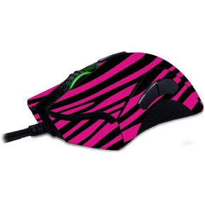 MightySkins Skin Compatible with Razer Deathadder Elite - Pink Zebra | Protective, Durable, and Unique Vinyl Decal wrap Cover | Easy to Apply, Remove, and Change Styles | Made in The USA