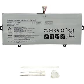 AA-PBSN4AF Battery Replacement for Samsung NP930SBE NP930SBE-K01CN NP930SBE-K02HK NP930SBE-K03CN NT930SBE NT930SBE-K28A NT930SBE-K38 NT930SBE-KT3W NP730QCJ NP730QCJ-K01US NP730QDA NP730QDA-KA1US